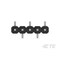 Te Connectivity Board To Board & Mezzanine Connectors 4P, 2Mm, Brk Hdr, Srvt Smd, 0.1Au, Tr W/Cap 2842102-4 - alternate 3